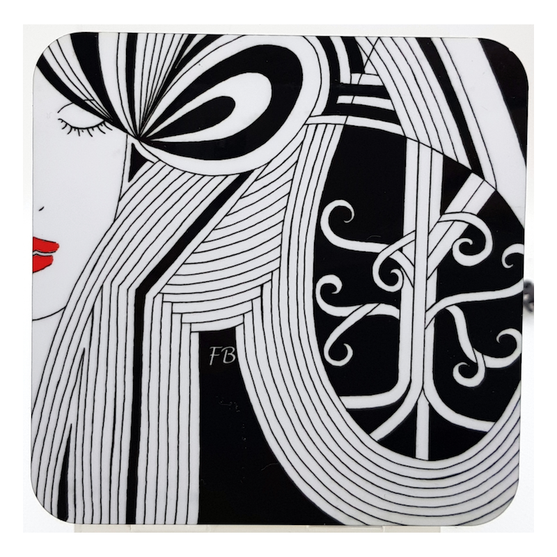 Sous-verre coloré "Athena"