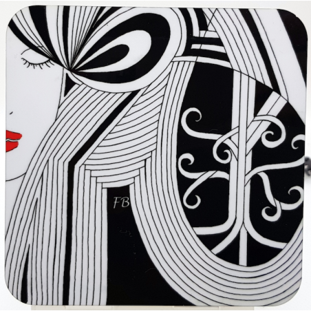 Sous-verre coloré "Athena"