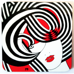 Sous-verre coloré "Eos"