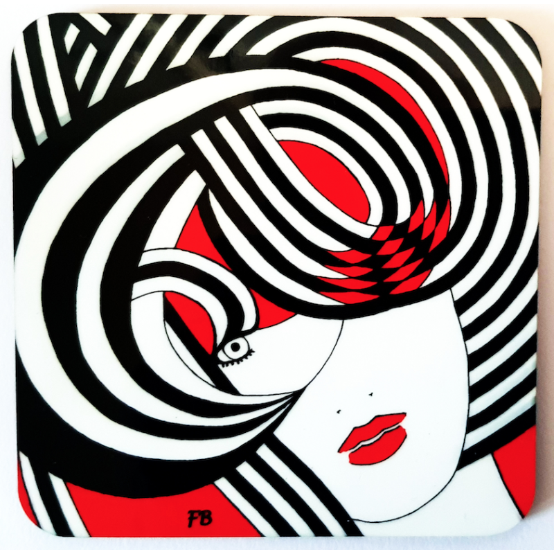 Sous-verre coloré "Eos"