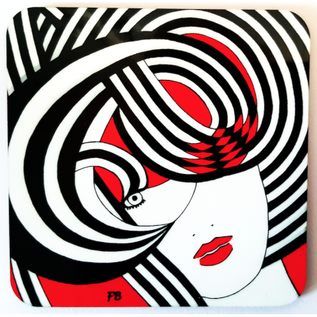 Sous-verre coloré "Eos"