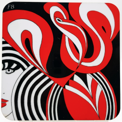 Sous-verre coloré "Gaïa"