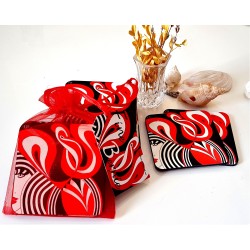 Sous-verre coloré "Gaïa"