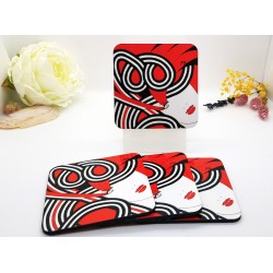 Sous-verre coloré "Junon"