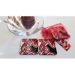 Sous-verre coloré "Naïade"