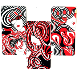 6 sous-verres colorés Mix9