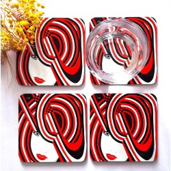 Sous-verre coloré "Idunn"