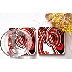 Sous-verre coloré "Idunn"