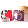 Lot 2 sous-verres colorés Mix4