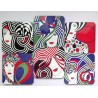 6 sous-verres colorés Mix 10